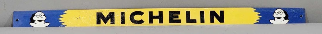 Michelin w/Bibendum Metal Strip Sign (TAC) (1 of 5)