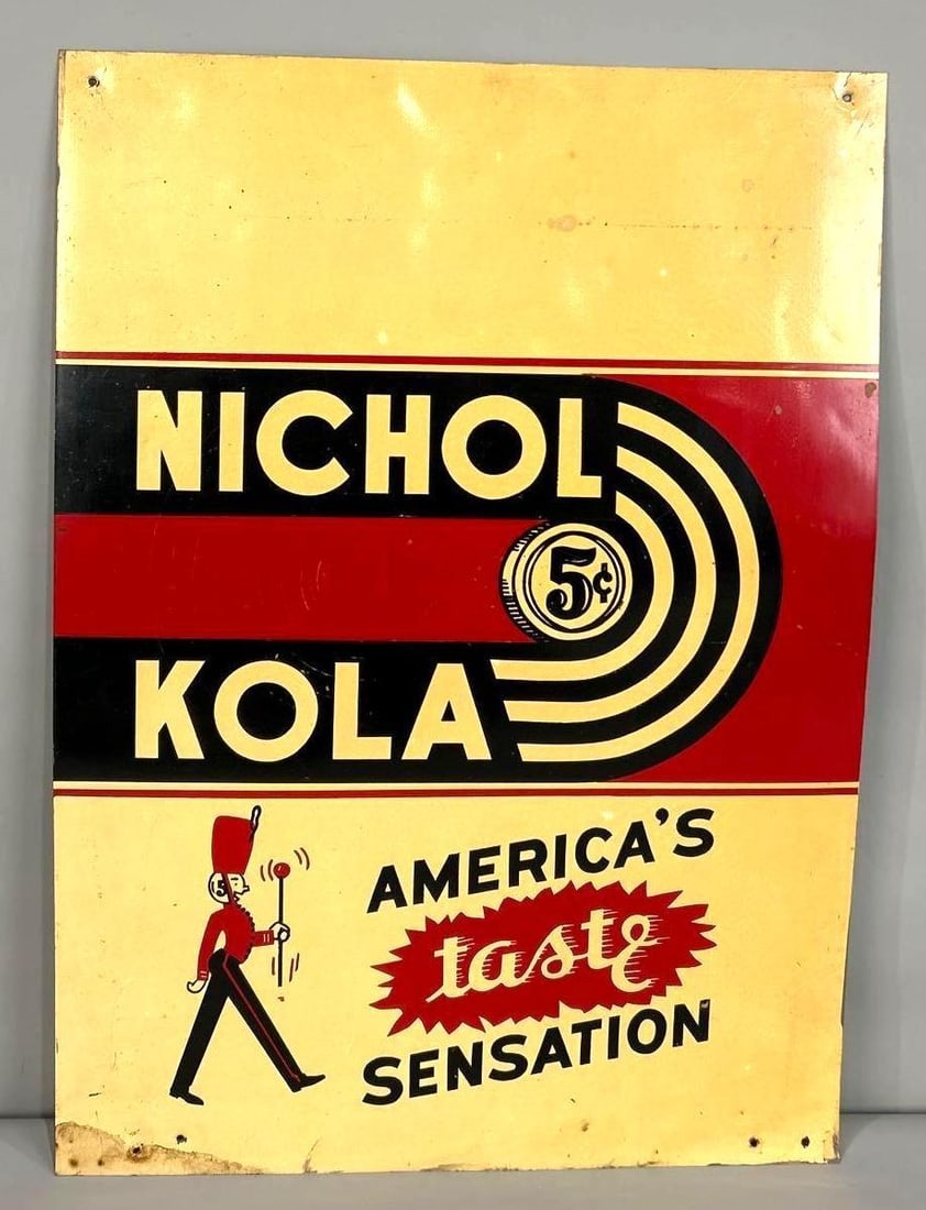 Nichol Kola "America's Taste Sensation" Metal Sign (TAC) (1 of 5)