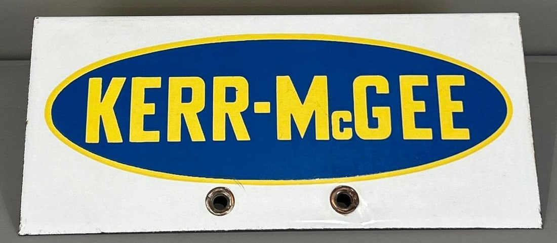 Kerr-McGee Porcelain Line Sign (TAC) (1 of 3)
