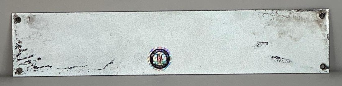Deep Rock "Regular" Porcelain pump Sign - 4