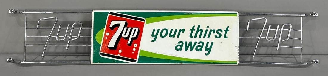 7 Up Your Thirst Away Tin Door Push (1 of 5)