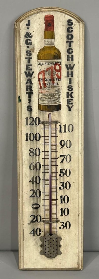 J&G Scotch Whiskey Wood Thermometer (TAC) (1 of 5)