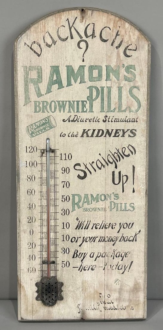 Ramon's Brownie Pills w/Graphics Wood Thermometer (TAC) (1 of 4)