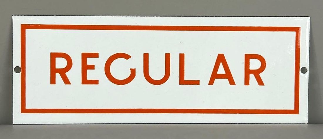 Regular Porcelain SIgn (1 of 3)