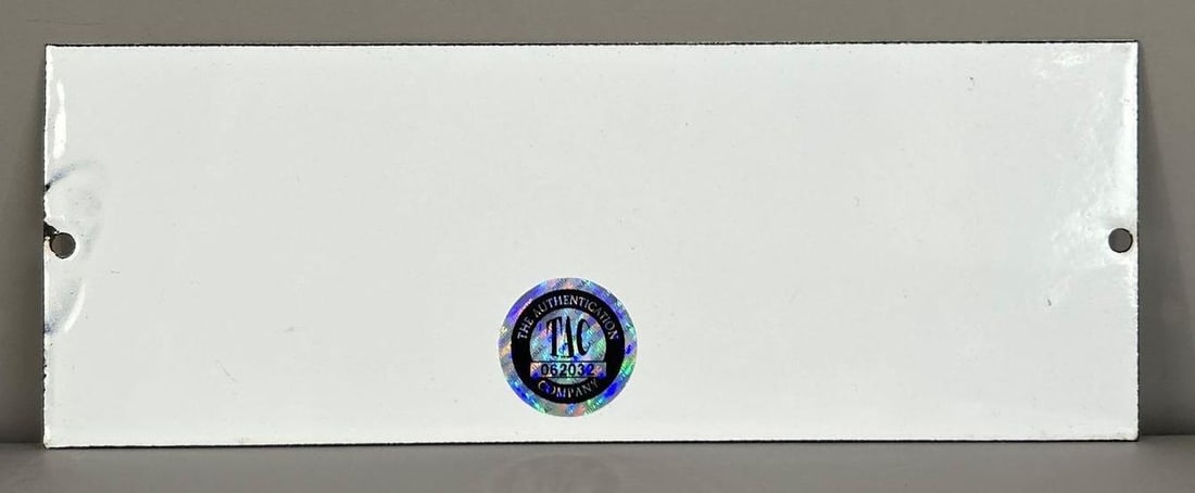 Regular Porcelain SIgn - 2