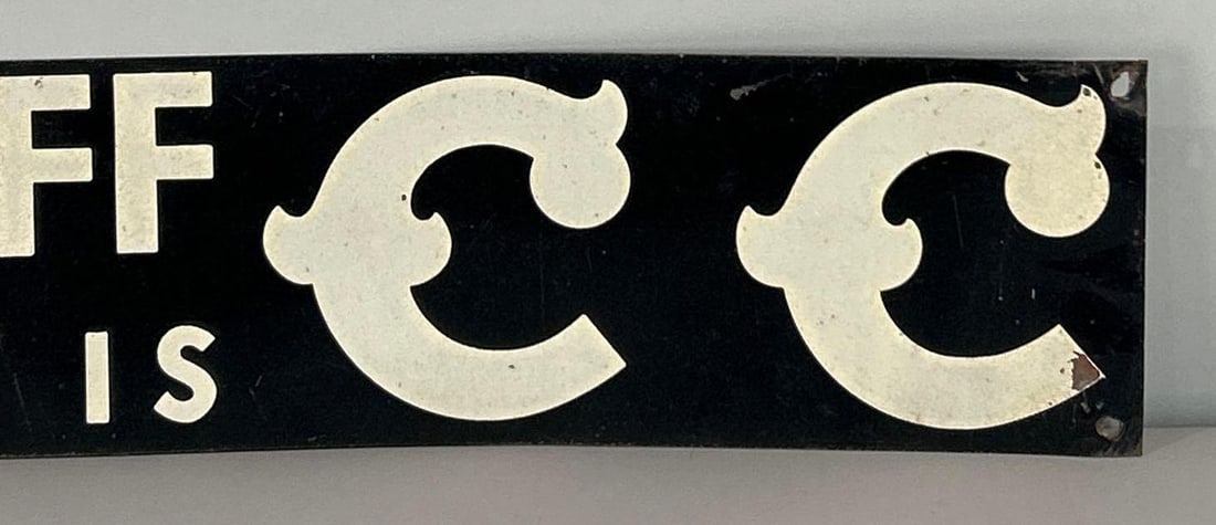 CC Snuff Tin Strip Sign - 3