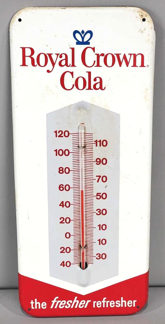 Royal Crown Cola Metal Thermometer (TAC) (1 of 3)