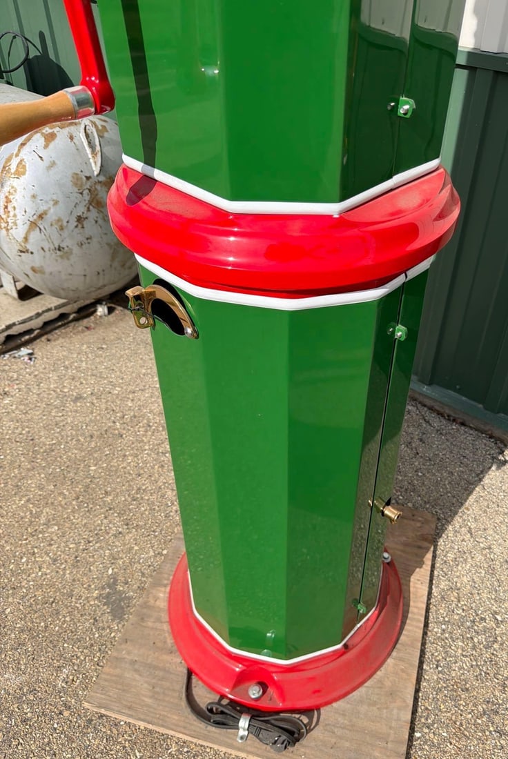 National "Simplex" Clock Face Gas Pump (restored) - 13