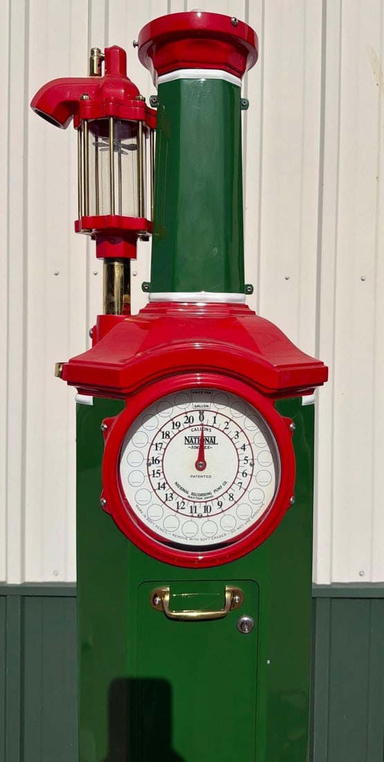 National "Simplex" Clock Face Gas Pump (restored) - 2