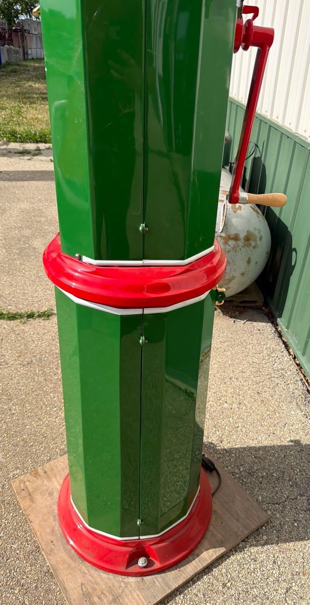 National "Simplex" Clock Face Gas Pump (restored) - 6