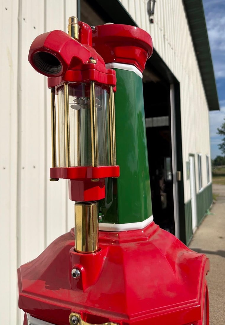 National "Simplex" Clock Face Gas Pump (restored) - 8