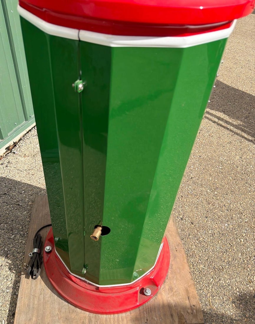 National "Simplex" Clock Face Gas Pump (restored) - 9