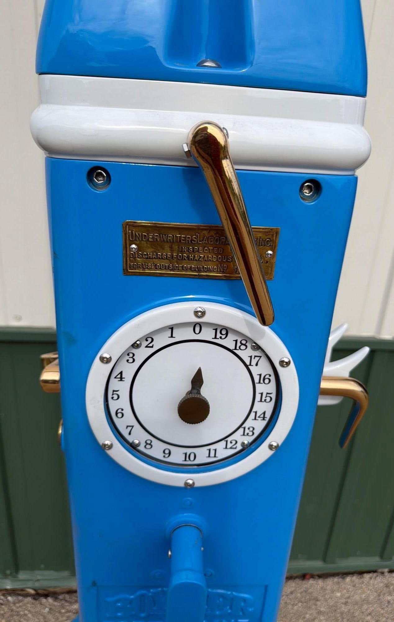 Bowser "Pacemaker" Clockface Gas Pump (restored) - 5