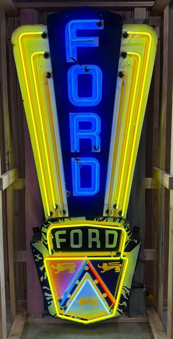 Ford Jubilee Porcelain Vertical Sign Small Version (TAC) (1 of 7)