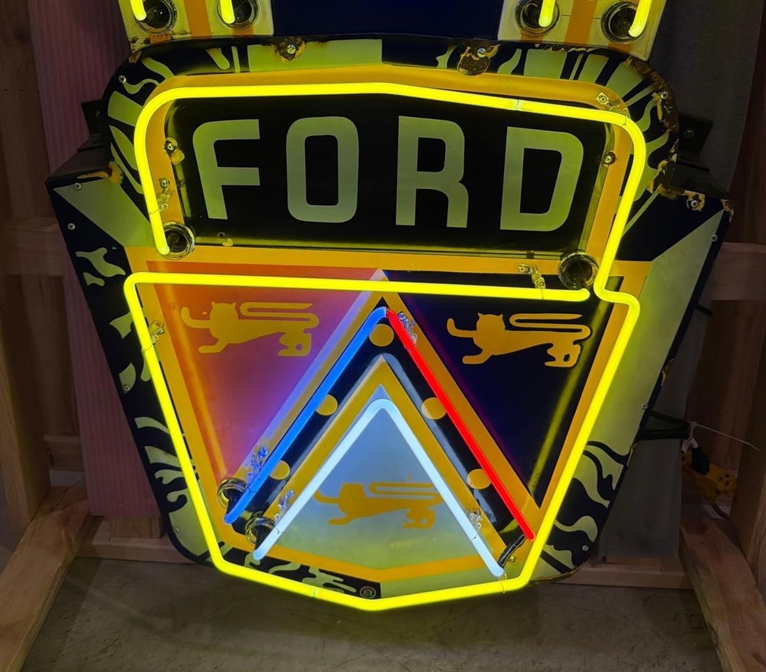 Ford Jubilee Porcelain Vertical Sign Small Version (TAC) - 2