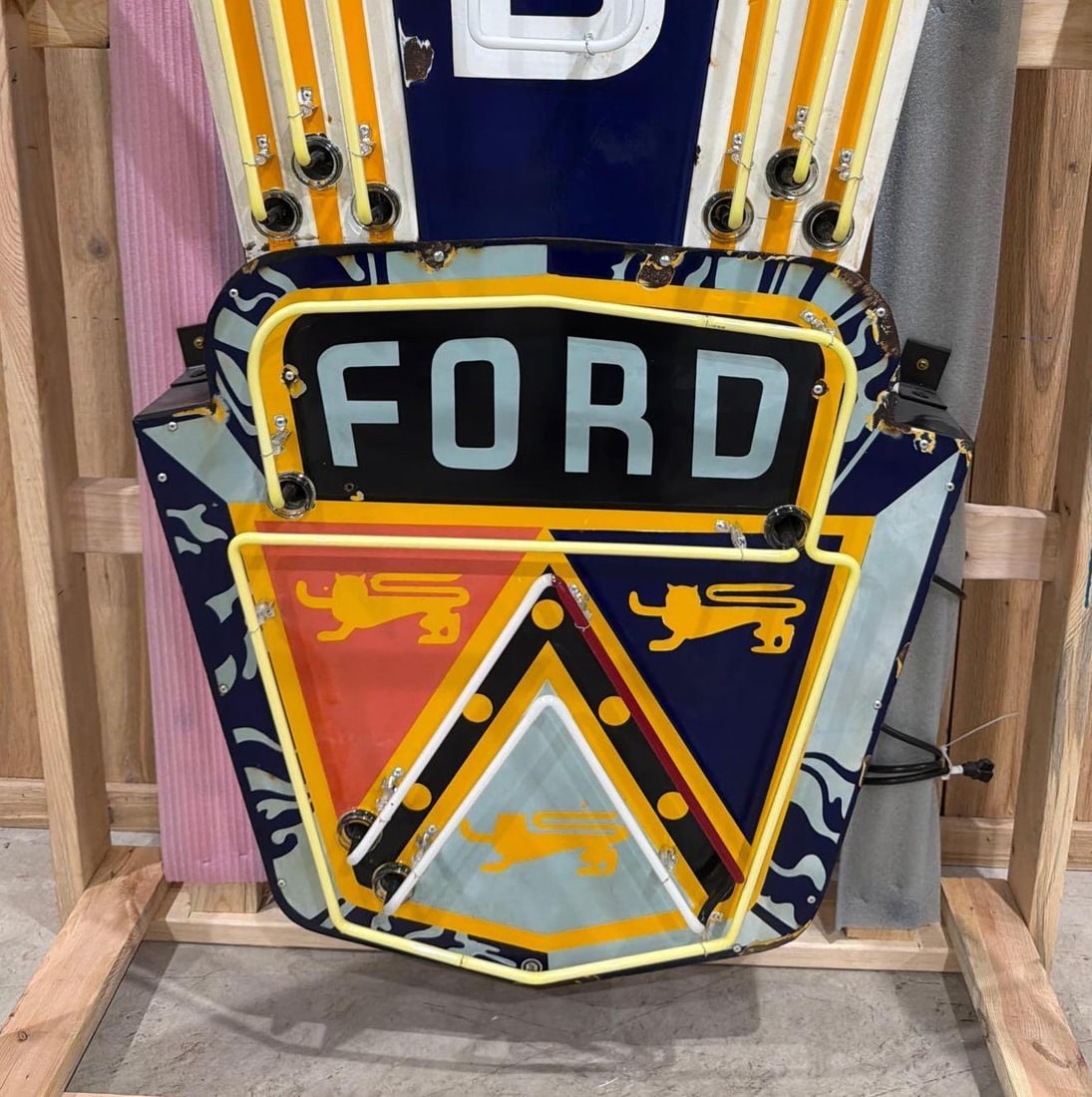 Ford Jubilee Porcelain Vertical Sign Small Version (TAC) - 4
