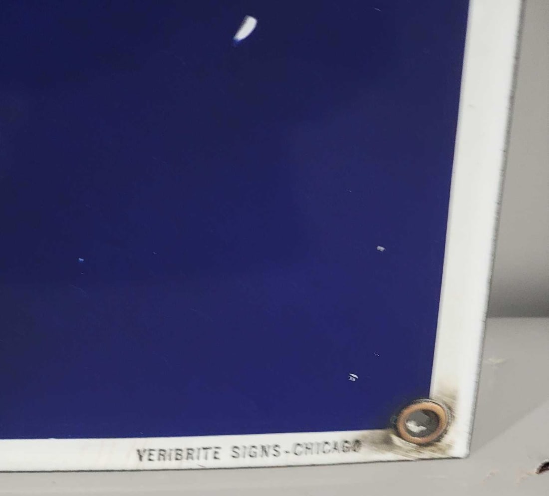 Ford Reverse Colors Porcelain Sign (TAC) - 4