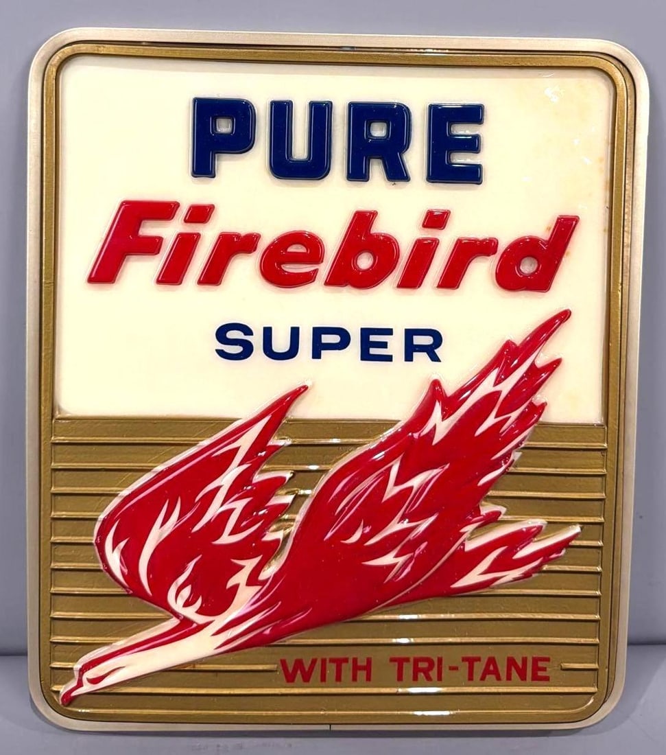 Pure Firebird Super w/Tri-Tane Plastic Pump Sign (TAC) (1 of 4)
