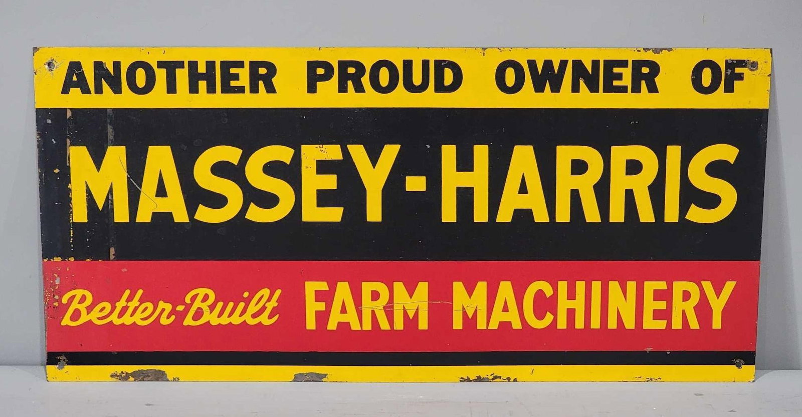 Another Proud Owner of Massey-Harris Farm Machinery Metal Sign (TAC) (1 of 6)