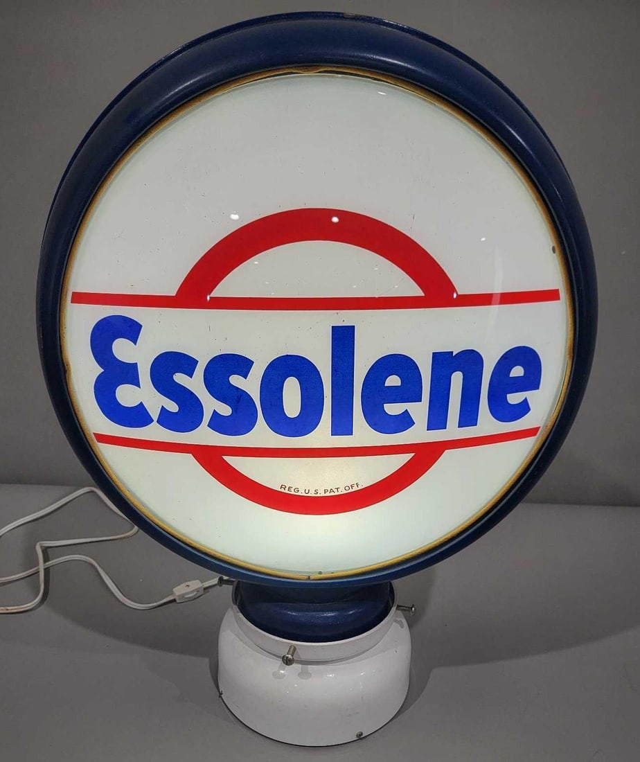 Essolene w/Bar & Circle Logo 15" Globe Lenses (TAC) (1 of 4)