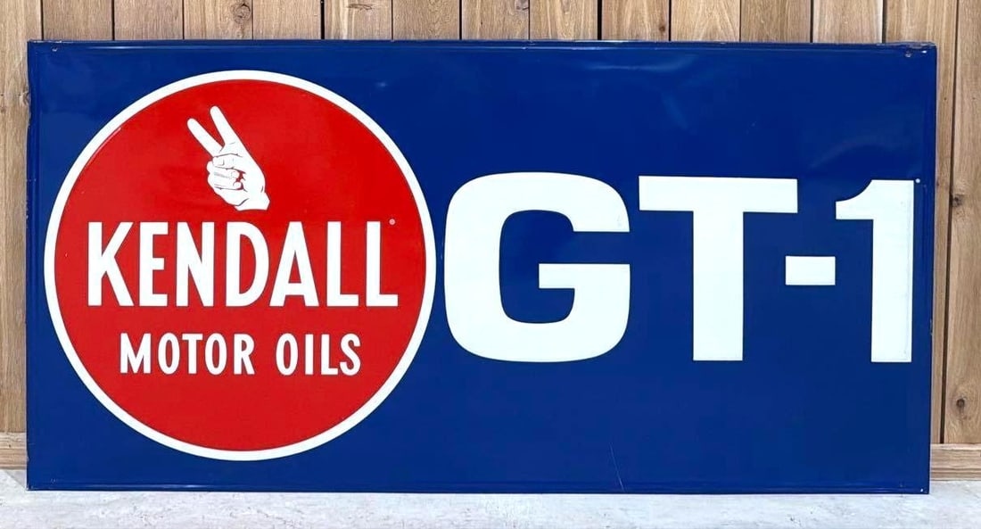 Kendall Motor Oil GT-1 Metal Sign (TAC) (1 of 4)