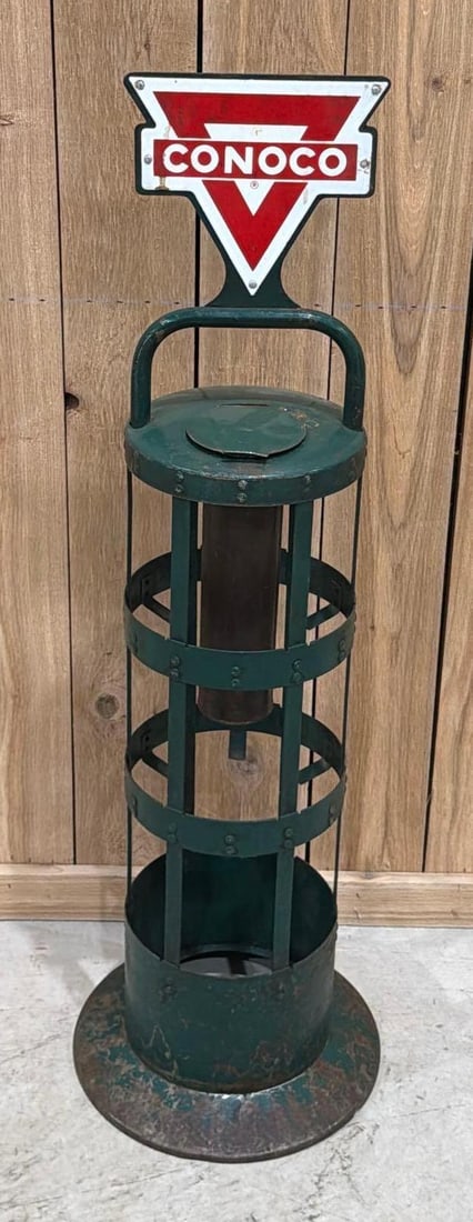 Conoco Oil Can Rack - 3