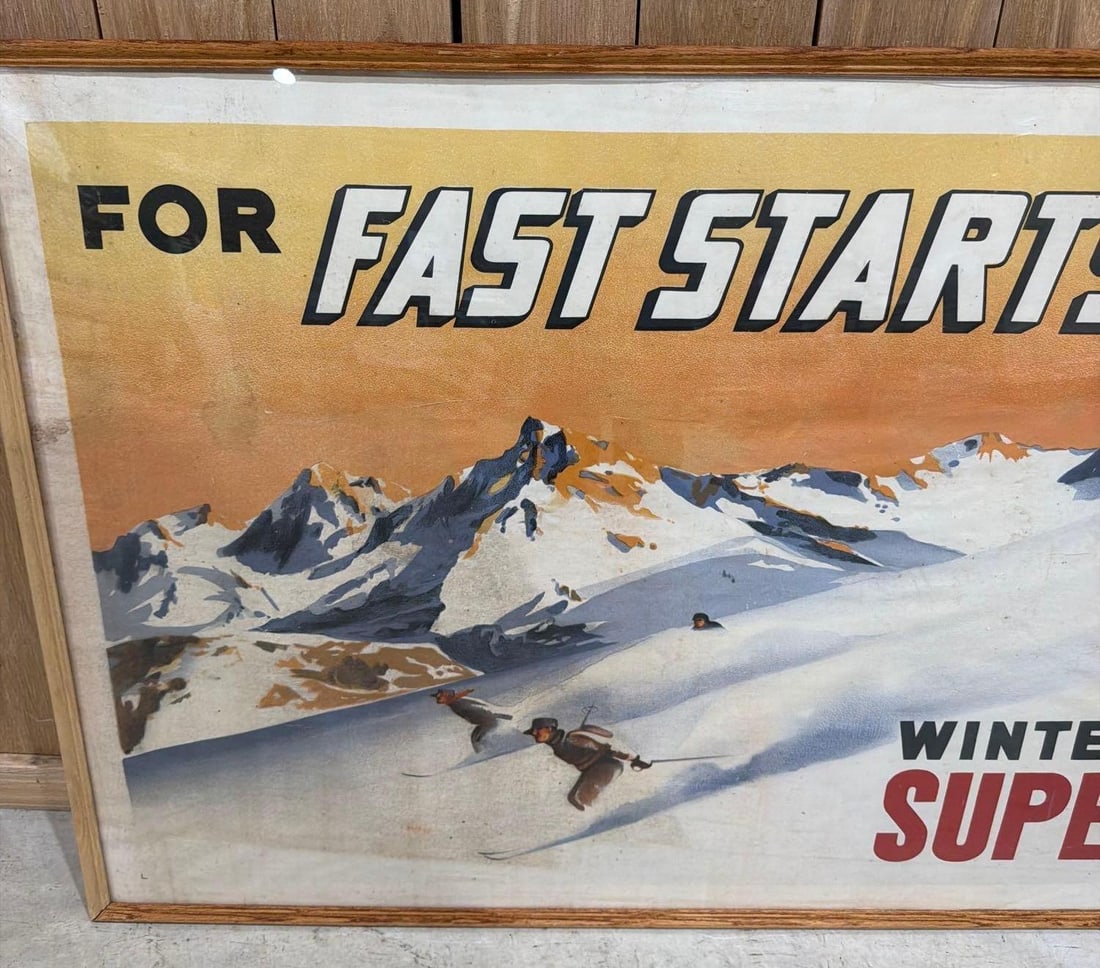 Winter Super Shell Poster Framed - 2