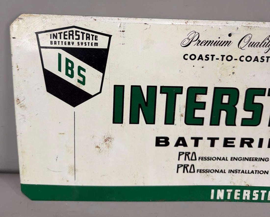 Interstate Batteries Metal Rack Sign (TAC) - 3