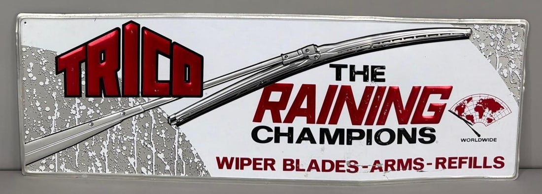 Trico "The Raining Champions" Metal Sign (TAC) (1 of 4)