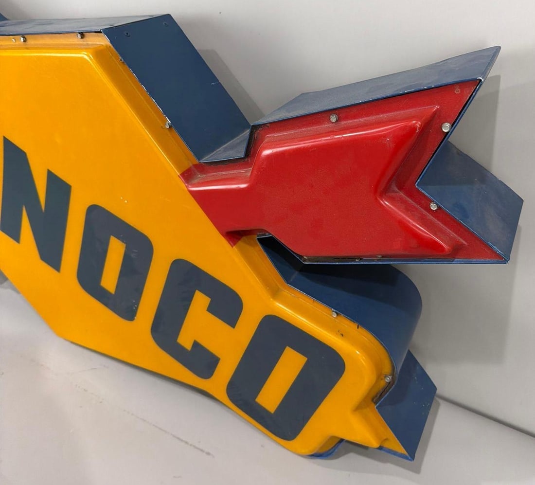 Sunoco Logo Molded Plastic Lighted Sign - 3