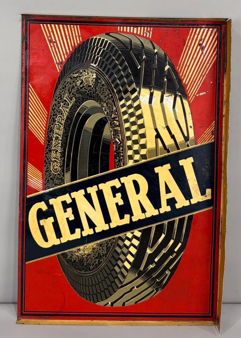 General Tires w/Image Metal Flange Sign (TAC) (1 of 6)