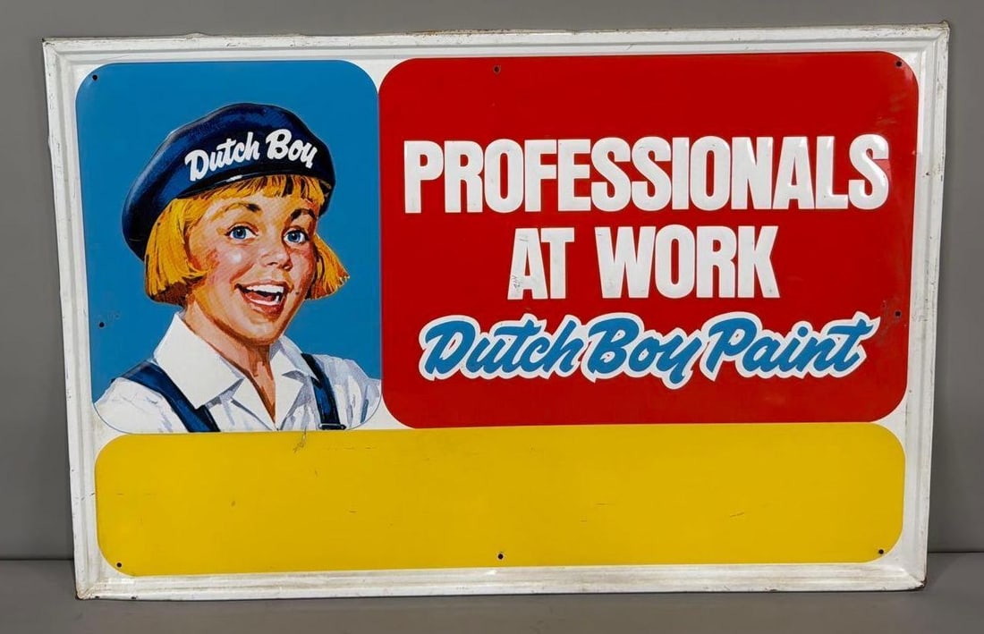 Dutch Boy Paint w/Image Metal Sign (TAC) (1 of 4)