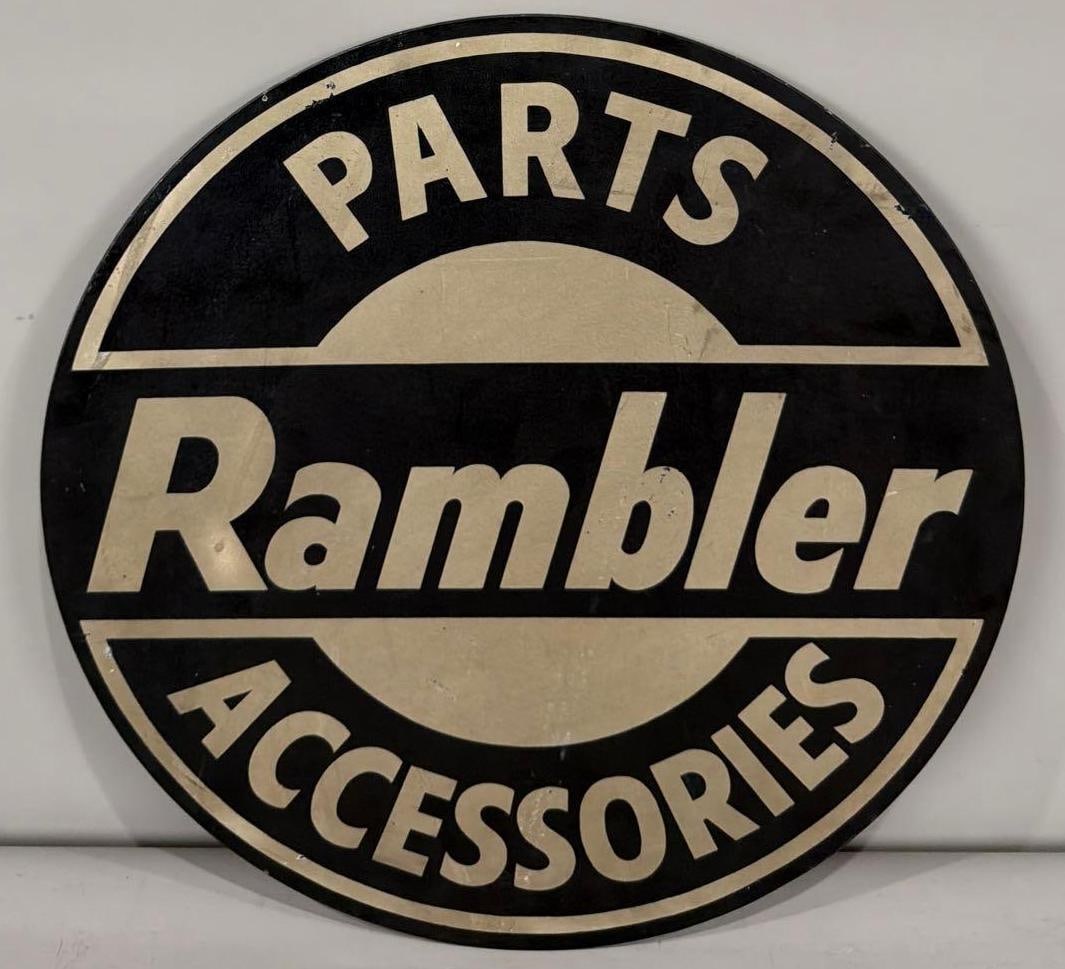 Rambler Parts Accessories Masonite Sign (TAC) (1 of 3)
