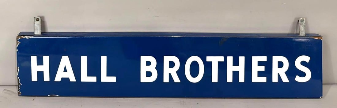 Hall Brothers Porcelain Sign (1 of 4)