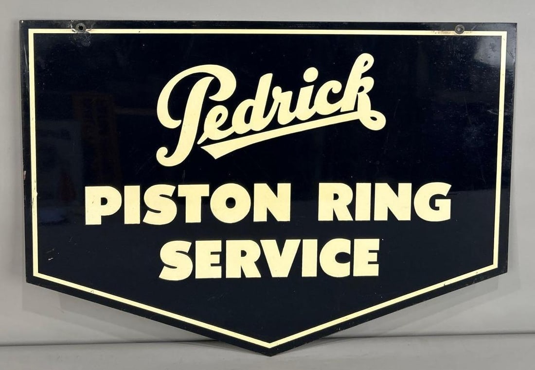 Pedrick Piston Ring Die-Cut Tin Sign (1 of 7)