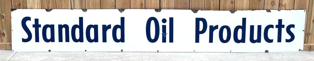 Large Standard Oil Products Porcelain Sign (TAC) (1 of 4)
