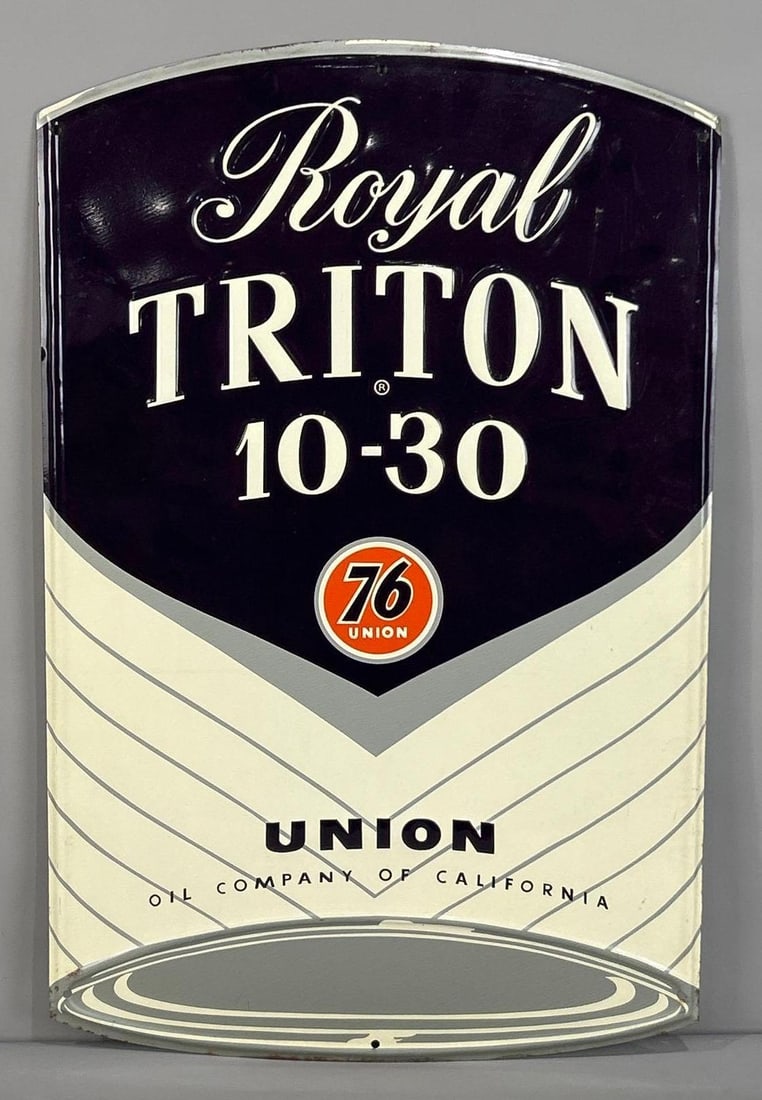 Union 76 Royal Triton Die-Cut Single-Sided Sign (1 of 5)