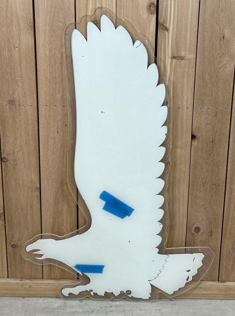 (Richfield) Plastic Eagle Sign (TAC) - 3