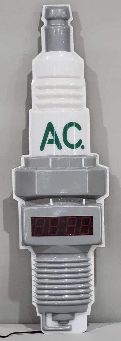 AC Spark Plugs Digital Clock - 2