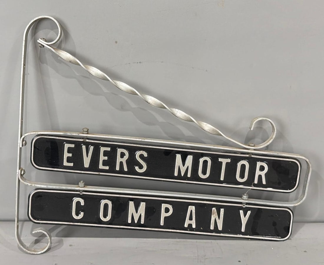 Evers Motor Company Metal Sign (1 of 3)
