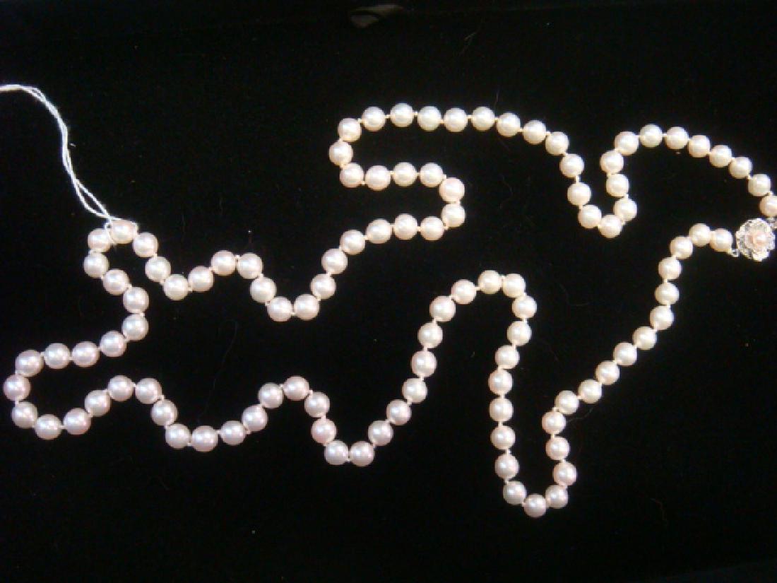 38 1/4" Long AKOYA Cultured Pearl Necklace: (1 of 5)