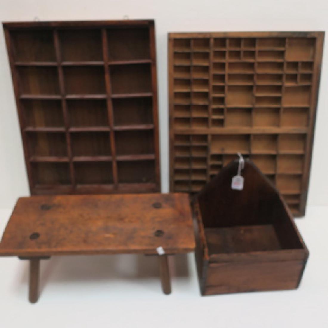 19th Century Primitives-Four Piece Lot: (1 of 4)
