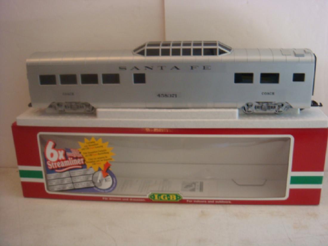 LGB 30580, SANTA FE VISTA DOME PASSENGER CAR: (1 of 5)