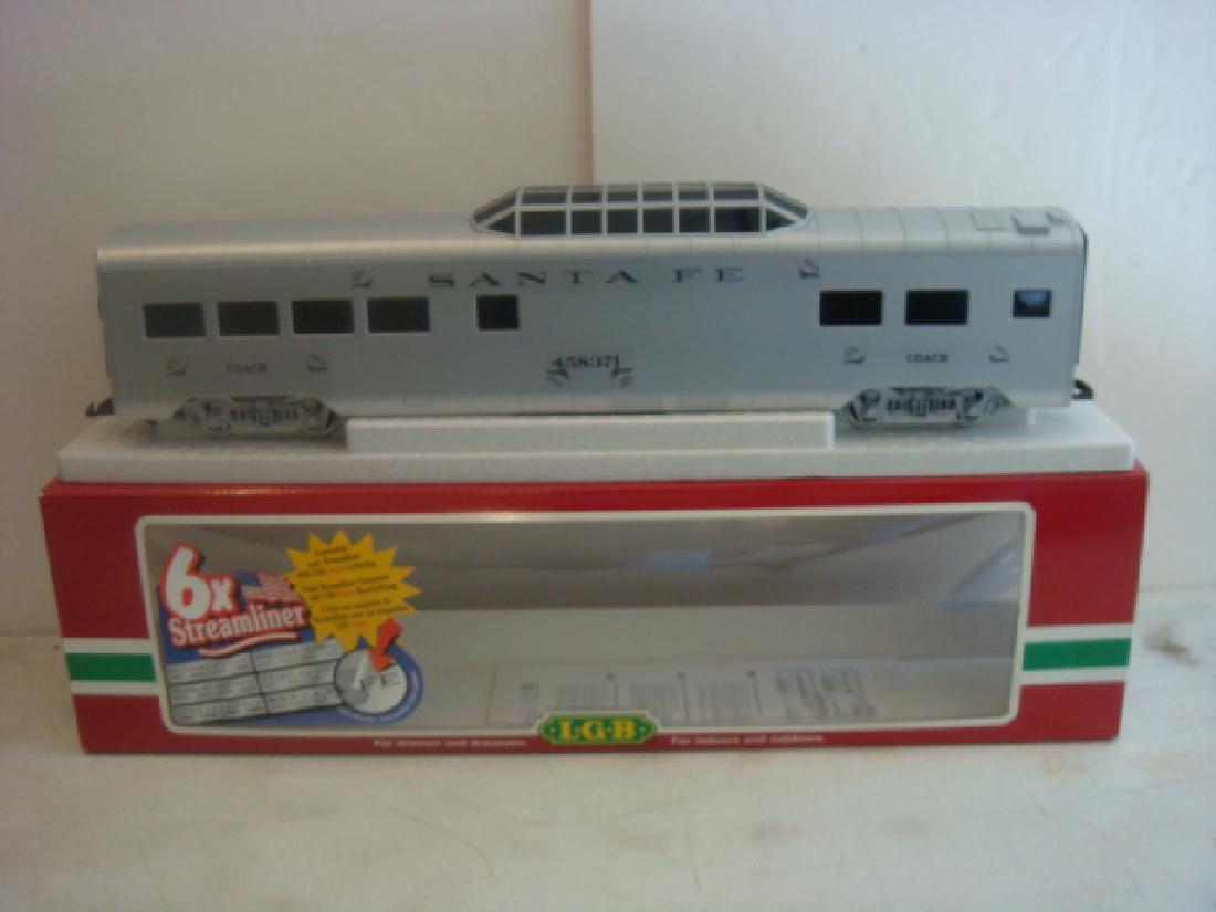 LGB 30580, SANTA FE VISTA DOME PASSENGER CAR: (1 of 6)