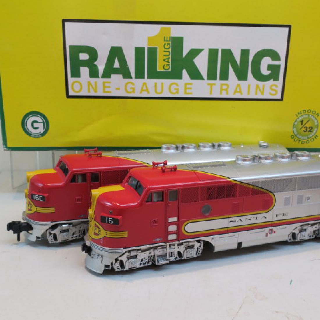 RAIL KING M 70-2013-1, SANTA FE F-3AA LOCOMOTIVE SET: (1 of 3)