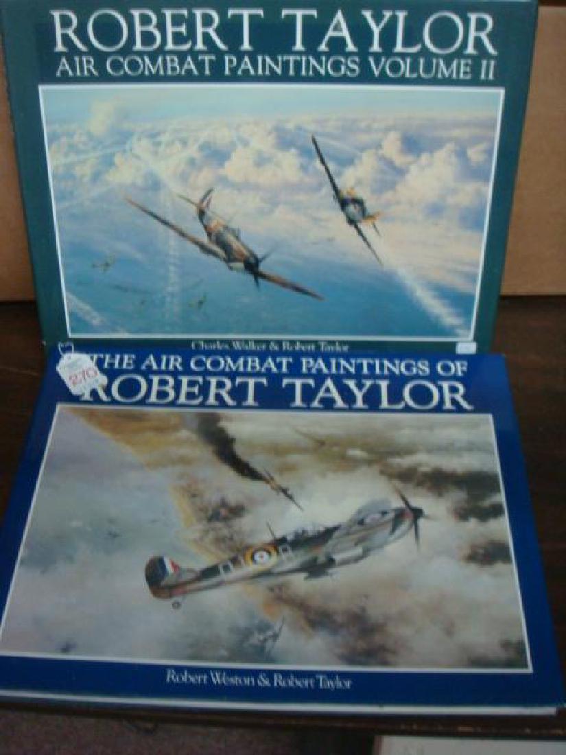 Two Robert Taylor Air Combat Paintings Vol 1 2 - 