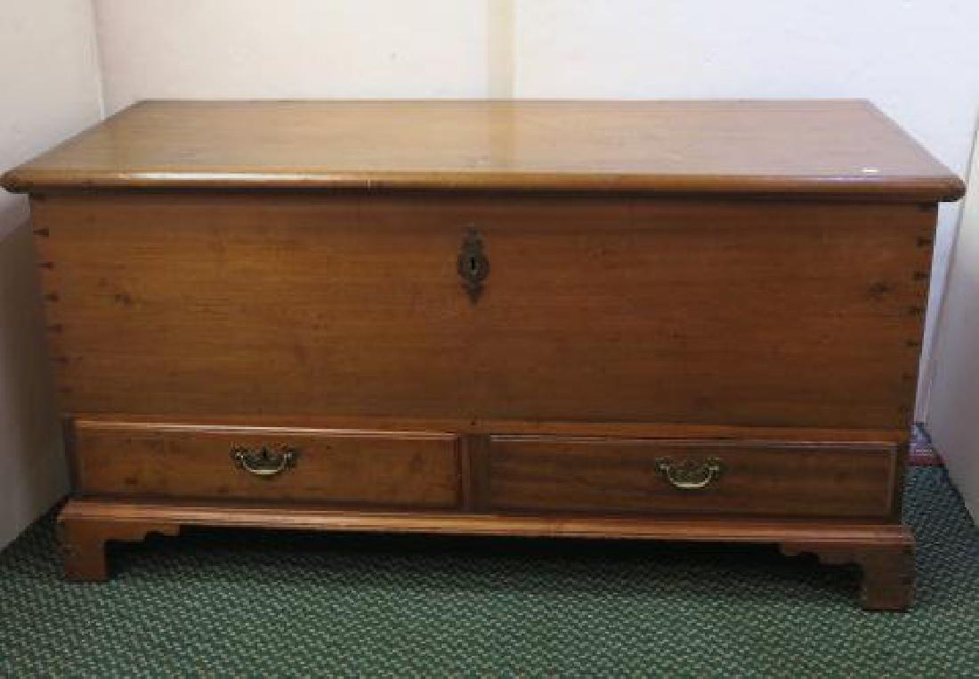 18th Century Two Drawer Mule Chest: (1 of 5)