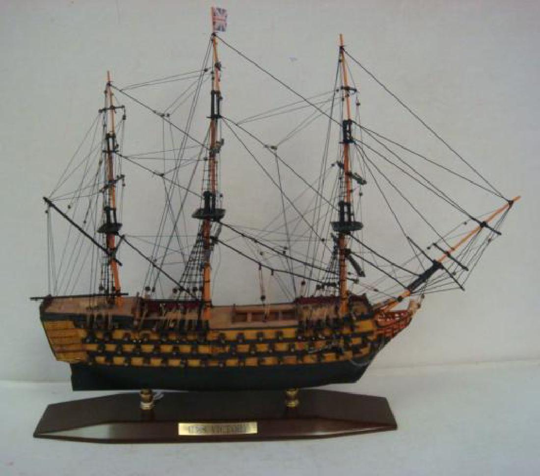 Detailed Full Rigged Model of NELSON's HMS VICTORY: (1 of 5)