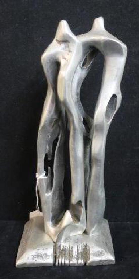 MAGGIE MILONO "Abstract Couple" Aluminum Casting: (1 of 3)