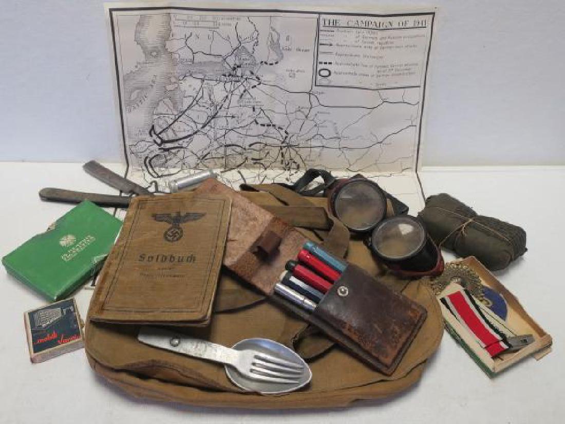 GERMAN WWII SOLDIER KIT with Personal Equipment